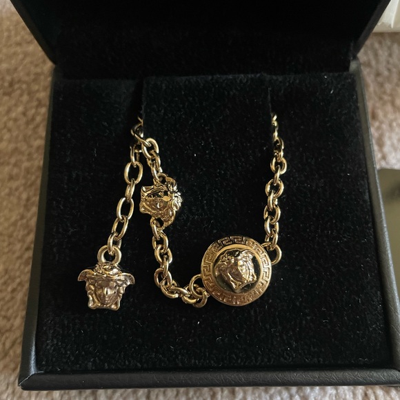 SOLD Authentic Versace gold coin bracelet - Picture 3 of 6